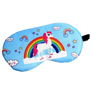 HXINFU Cute Sleeping Eye Mask Rainbow Unicorn Eye ...