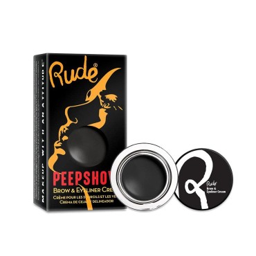 Rude - PeepShow Brow & Eyeliner Cream - Dark Side...