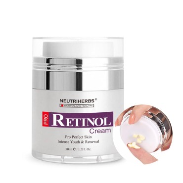 Neutriherbs Retinol Cream for Face,Night Facial Moisturizer Reduce Fine Lines and Smooth Wrinkles, Anti Aging Skincare, 1.7 fl.oz