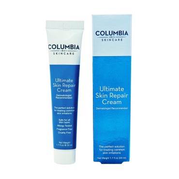Columbia Ultimate Skin Repair Cream, Medical-Grade Therapeutic Treatment for Damaged Skin, 1.70 fl oz.