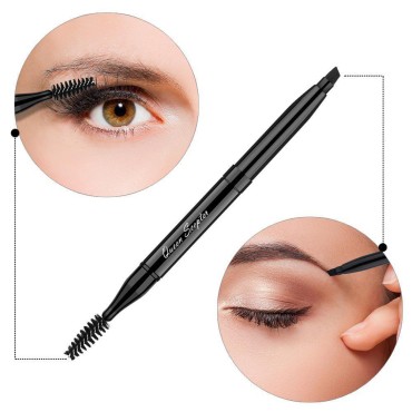 Makeup Brush Eyeshadow Brush Double Sided Eyebrow ...