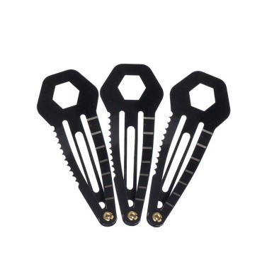 3 Pack, Multi Tool Tactical Hair Clip - Universal Survival Kit for Women