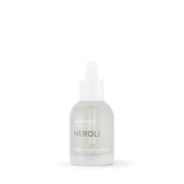 AROMATICA Organic Neroli Brightening Facial Oil 1.01oz / 30ml, Vegan