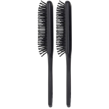 Mantello Detangling Brush- Brush for Curly Hair, Detangler Brush- Paddle Brush- Hair Brush for Thick Hair- (2 PACK)