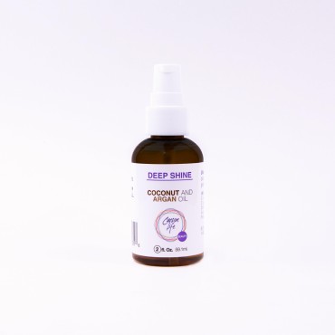 Carson Life Deep Shine Coconut and Argan Oil to prevent damage from styling tools