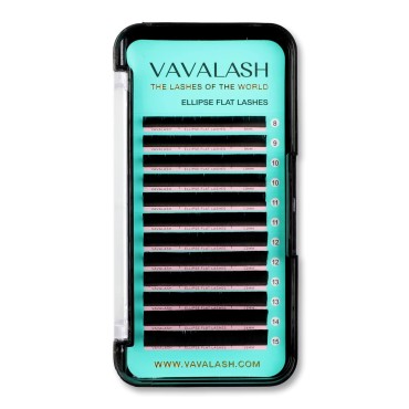 Ellipse Eyelash Extensions 0.20mm CC Curl 10mm Flat Eyelash Extension supplies Light Lashes Matte Individual Eyelashes Salon Use Black Mink False Lashes Mink Lashes Extensions(CC-0.20-10mm)