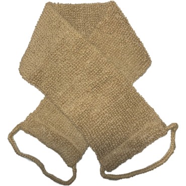 Large Natural Exfoliating Hemp Back Scrubber for S...