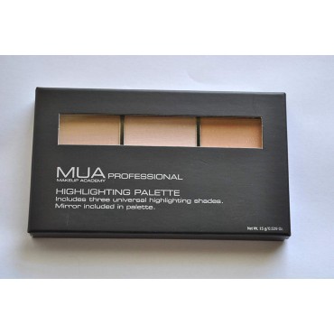 MUA Makeup Academy Highlighting Palette 0.529 oz / 15 g