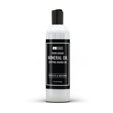 Pure Original Ingredients Mineral Oil (16 oz) for Cutting Boards, Butcher Blocks, Counter Tops, Wood Utensils