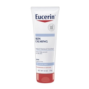Eucerin 11962 Plus Intensive Repair Lotion, Calming Cream, 8 oz, White