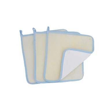 Bleu Bath (3 Pack) Dual-Sided Exfoliating Skin Tow...