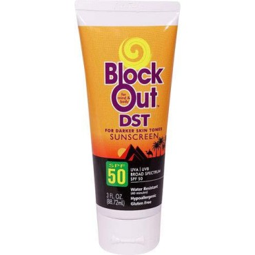Blockout Dark Skin Tone SPF 50 Tinted Sunscreen - 3 Fl. Oz.