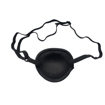 Black Eyepatch-Comfortable Adjustable Concave Shap...