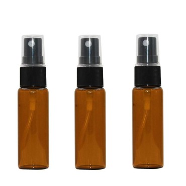 12 PCS 15ML 0.5 OZ Brown Spray Glass Bottles Refil...