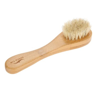 Face Brushes for Cleansing and Exfoliating Soft Bristles Wood Handle Facial Brushing Scrubbing Skin Cleaning Scrub Scrubber Brush for Men Women