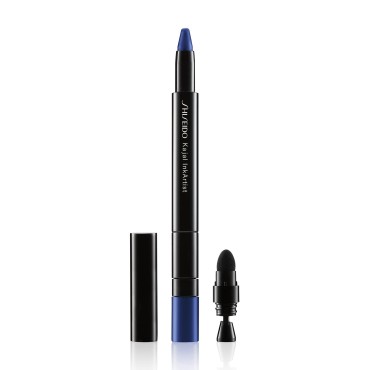 Shiseido Kajal InkArtist, Gunjo Blue 08-4-in-1 Liner, Kajal, Eyeshadow & Brow Color - Smudge Resistant, Crease Proof & Waterproof - Includes Detachable Sharpener & Built-In Sponge