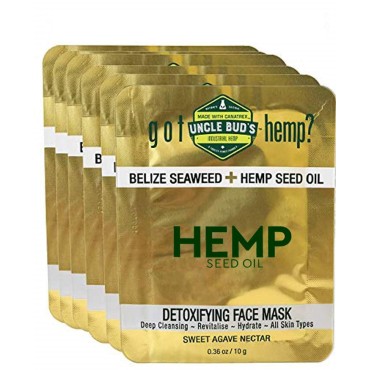 Belize Seaweed Face Mask with Pure Hemp Seed Oil - 6 Pack Bundle