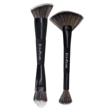 EVE PEARL Dual Brush Set Contour Blending Fan High...