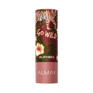 Almay Lip Vibes Lipstick with Vitamin E Oil & Shea...