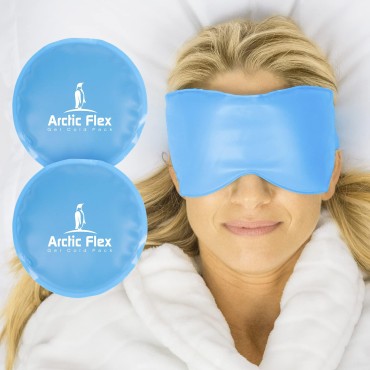 Arctic Flex Cold Eye Mask - Gel Ice Pack For Cool ...