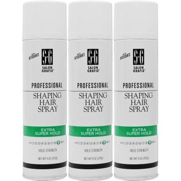 Set of 3 Salon Grafix Professional Shaping Hair Sp...