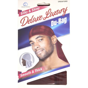 Dream Deluxe Du-Rag Glitter Red Smooth & Thick, St...