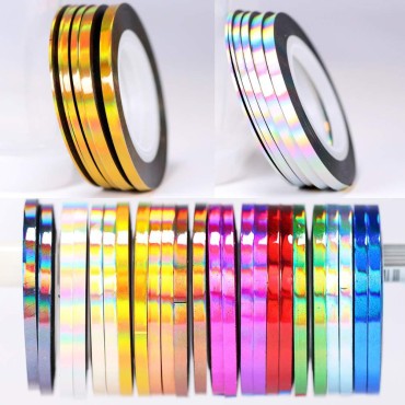 36 pcs 1mm 2mm 3mm Popular Nail Striping Tape Line...