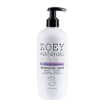Zoey Naturals - Soothing Lavender Moisturizing Baby Lotion, with Shea Butter, Made in USA