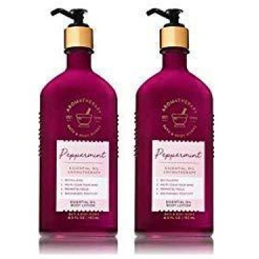 Bath & Body Works Aromatherapy Tea Tree and Peppermint Body Lotion , 6.5 Fl Oz / 192ML , Pack of 2