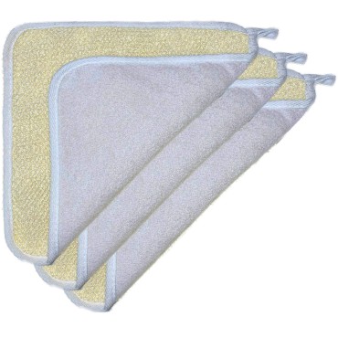 3 pcs/Set Soft Weave Home Spa Exfoliating Face and...