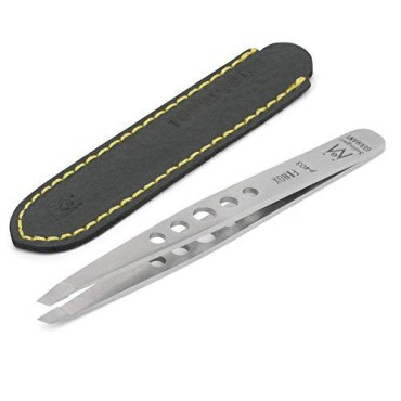 GERMANIKURE Professional Perforated Slanted Tweeze...