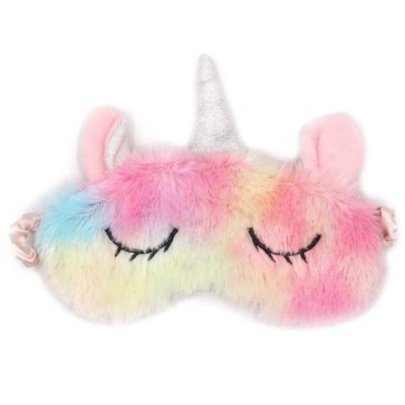 HXINFU Cute 3D Sleep Mask Unicorn Sleeping Mask fo...