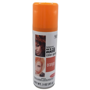 Spray On Wash Out ORANGE Hair Color Temporary Hairspray