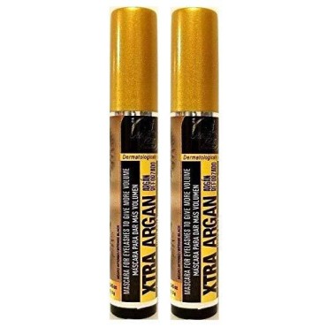 2x Alma Belleza XTRA ARGAN OIL Black Mascara Eyela...