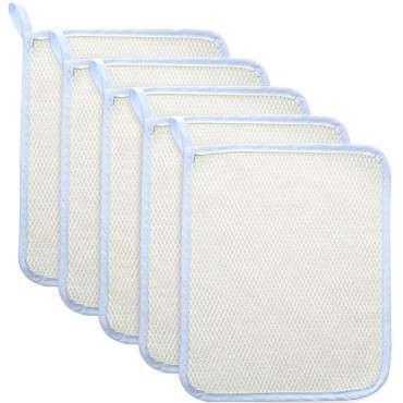 Exfoliating Face Body Wash Cloth Towel Dual-Sided ...