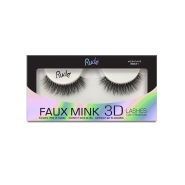 Rude - Faux Mink 3D Lashes - Accentuate