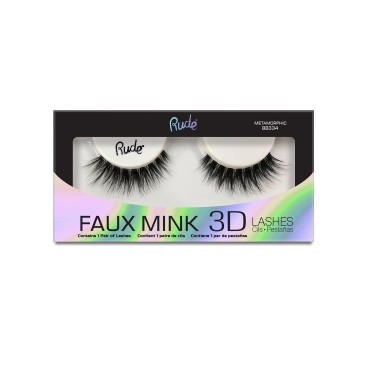 Rude - Faux Mink 3D Lashes - Metamorphic