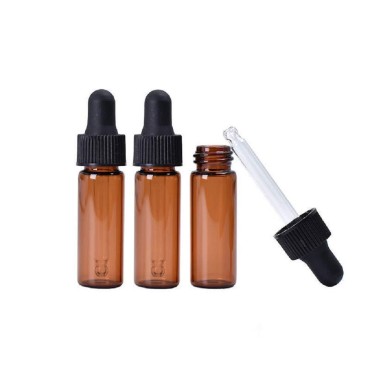 15Pcs Glass Dropper Bottles Mini Empty Sample Vial...