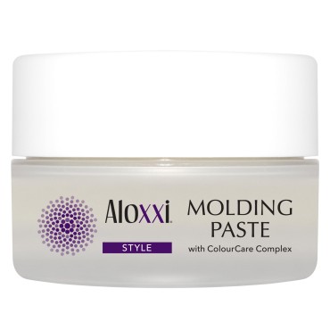 ALOXXI Molding Paste for Pliability Hold & Natural Finish - Combination of Cream, Paste & Wax - Hair Styling Clay with Candelilla Wax & Shea Butter - Safe for Color Treated Hair, 1.8 Oz