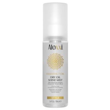 Aloxxi Essential 7 Dry Oil Shine Mist, 3.4 Ounce