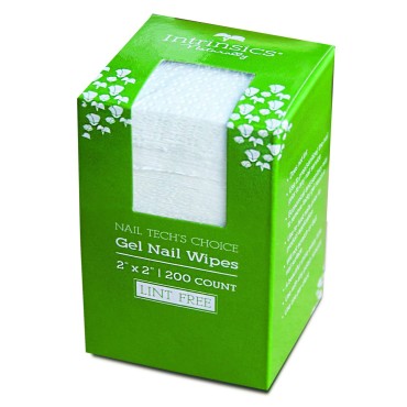 Intrinsics Nail Tech's Choice Lint Free Gel Nail Wipes - 2 x 2, 200 Count