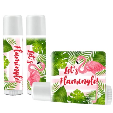 12 Flamingo Lip Balms - Let's Flamingle - Flamingo...