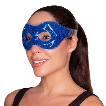 Gel Eye Mask with Eye Holes- Hot Cold Compress Pac...