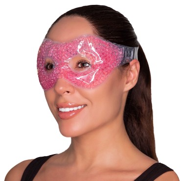 Gel Eye Mask with Eye Holes- Hot Cold Compress Pac...