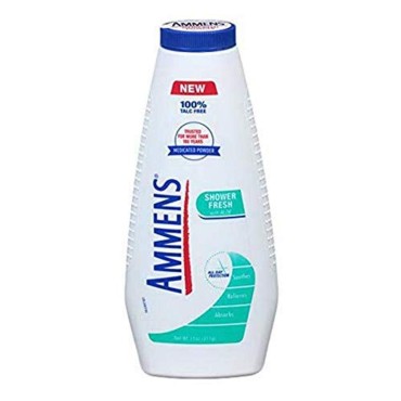 AMMENS Powder Shower Fresh Talc Free, 11 Ounce...