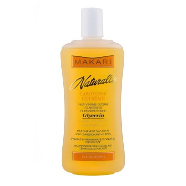 MAKARI Naturalle Carotonic Extreme Body Glycerin (16.6 oz) | Helps Brighten Skin and Fade Body Scars and Marks | Glycerin Oil for All Skin Types  | Safe for Sensitive Skin and Kids Ages 12 and Up