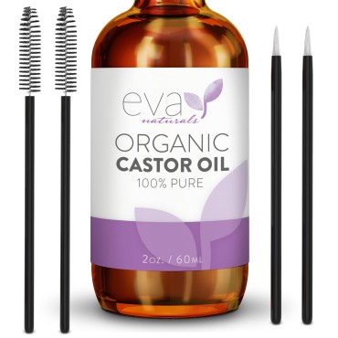 Eva Naturals Organic Castor Oil (2oz) - Promotes H...