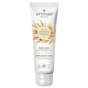 ATTITUDE Body Cream for Sensitive Skin, 8.1 Fluid Ounce, (60842)