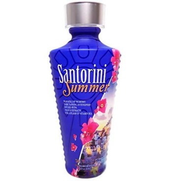 Tanovations SANTORINI SUMMER skin softening dark tanning Intensifier tanning bed lotion, 11 ounce