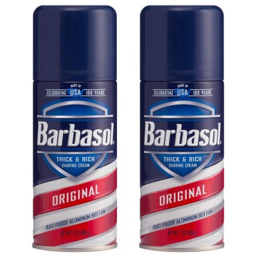 Barbasol Shave Cream 7 Ounce (Original, Pack of 2)...